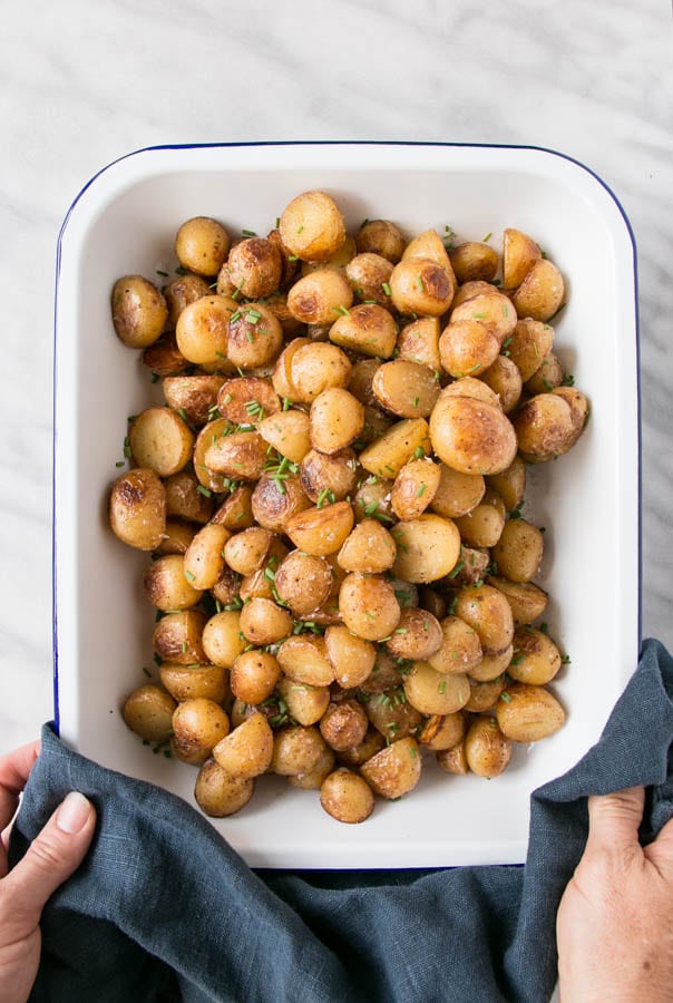 Crispy Salt-and-Vinegar Potatoes