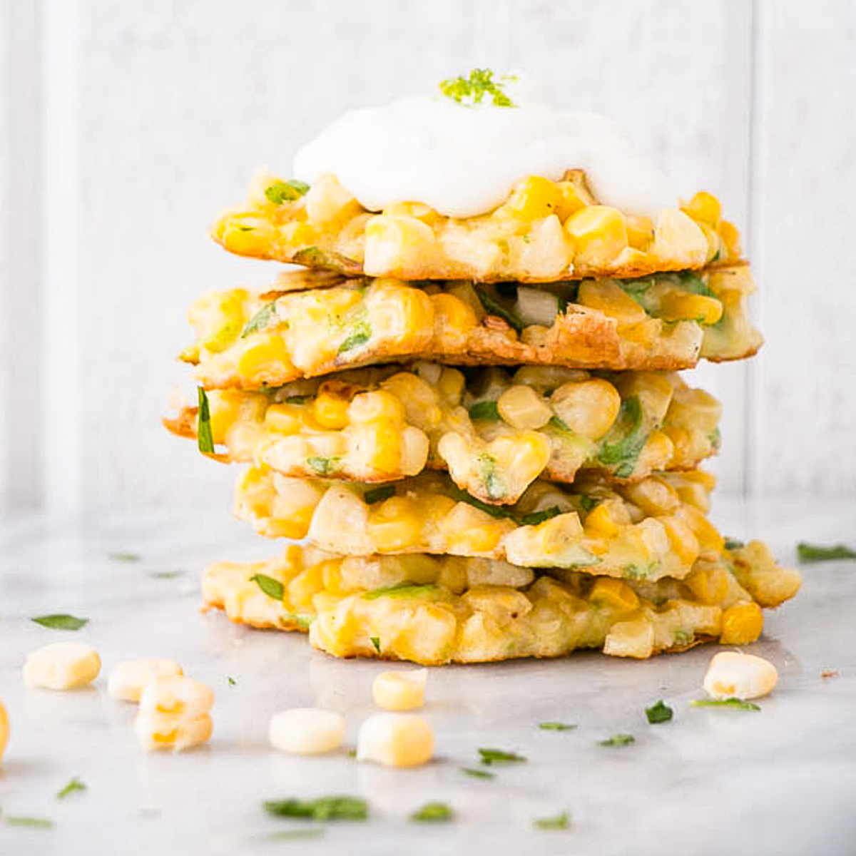 Corn Fritters with Jalapeño and Lime My Kitchen Love