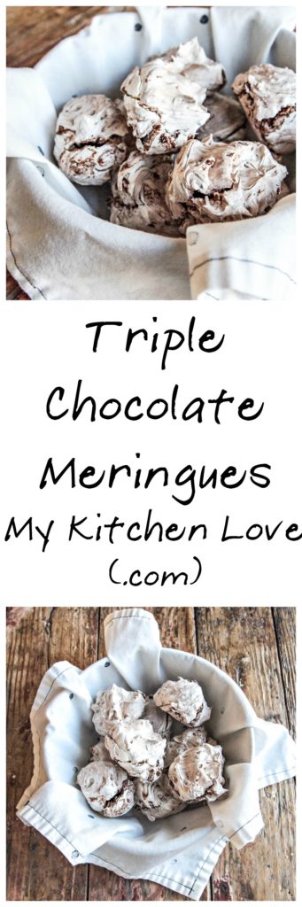 Triple Chocolate Meringues | My Kitchen Love