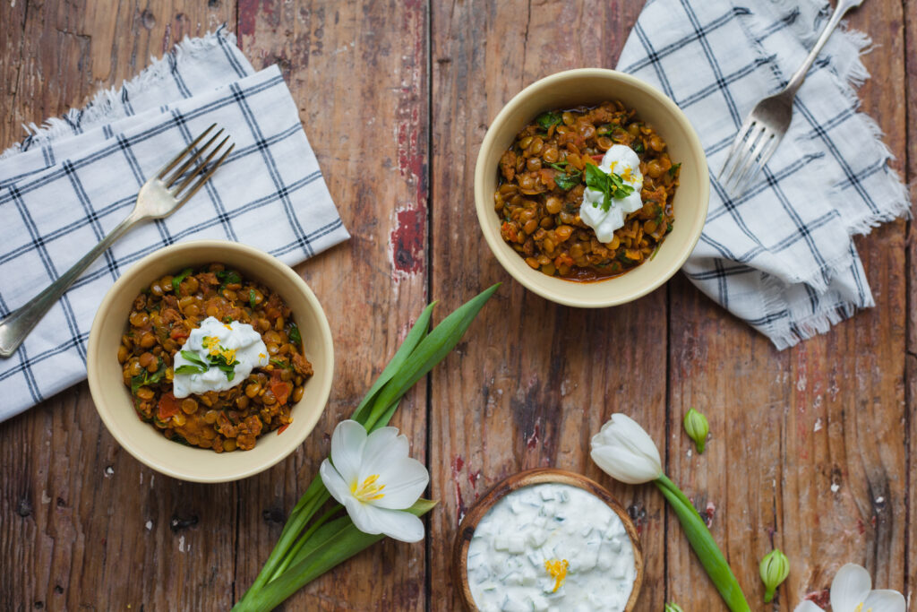 My Kitchen Love Blog - Moroccan Lentils 