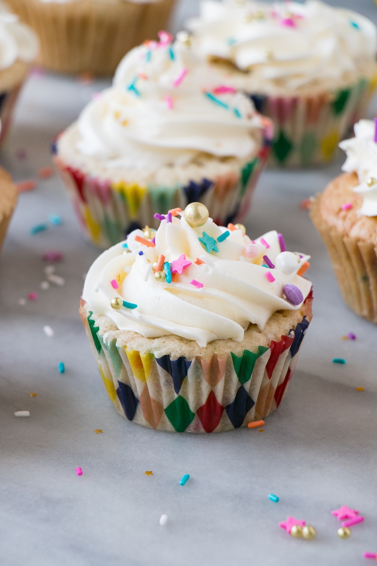 Momofuku Milk Bar Cake turned Birthday Cupcakes