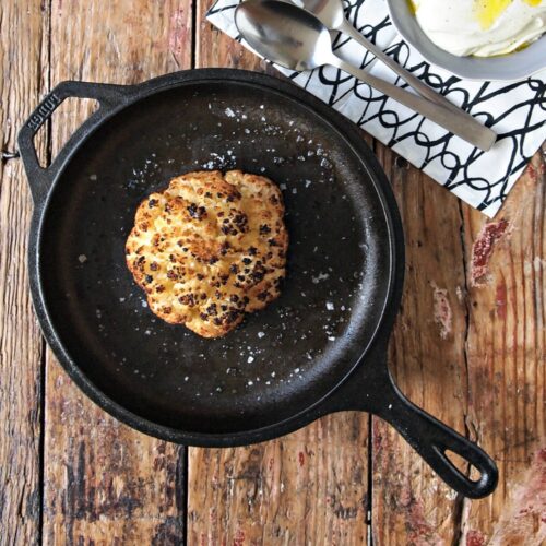 Whole Roasted Cauliflower With Whipped Goat S Cheese My Kitchen Love Whole Roasted Cauliflower With Whipped Goat S Cheese My Kitchen Love