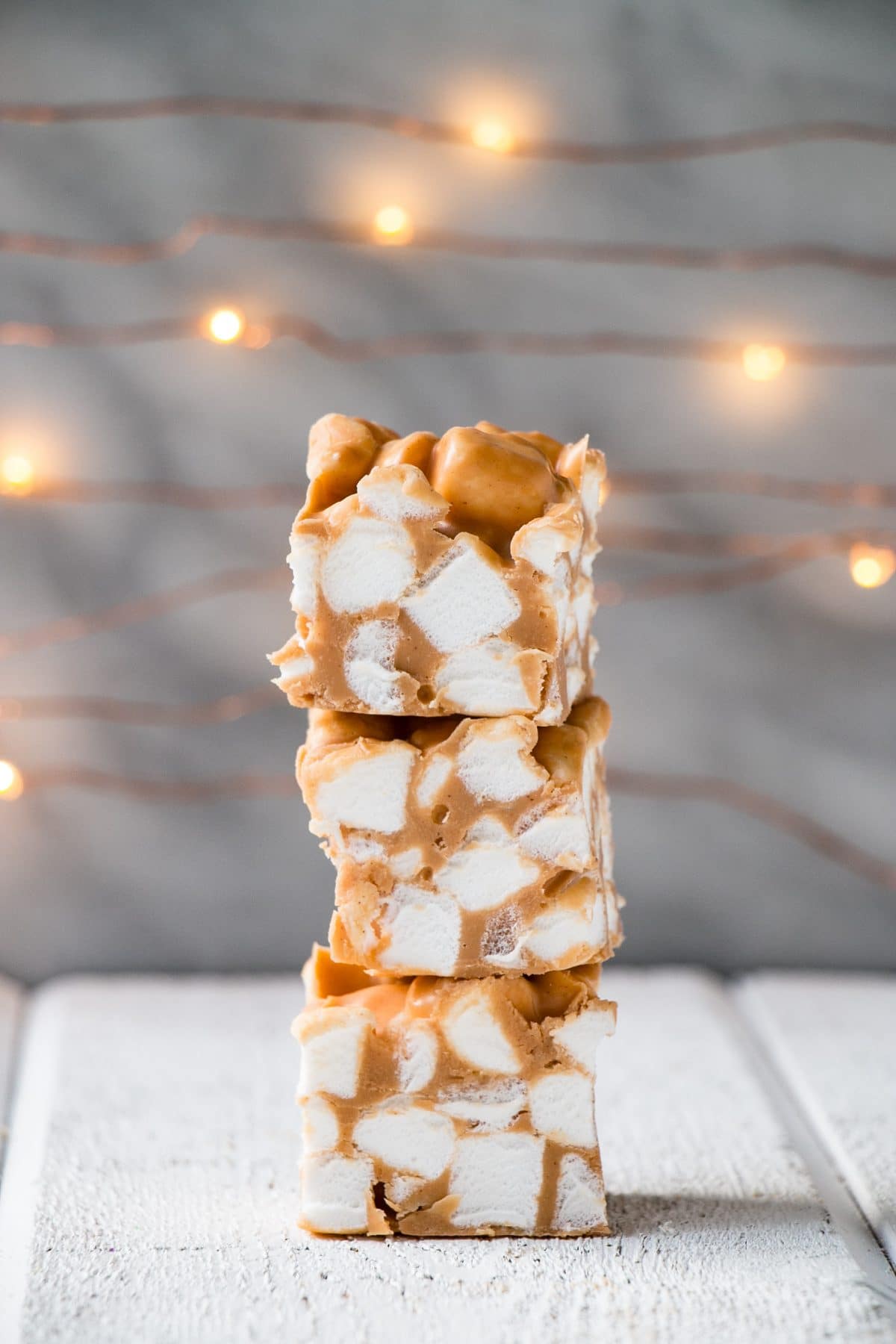 Butterscotch Peanut Butter Marshmallow Squares are a quick and easy no-bake festive treat! 