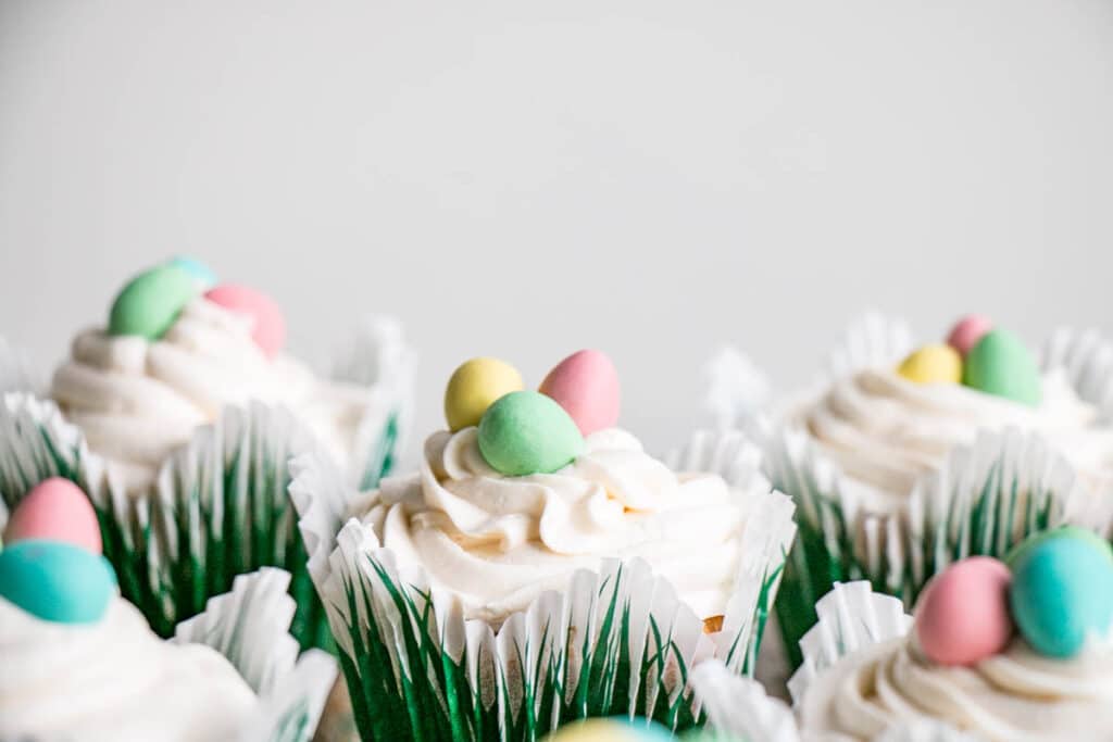 Easter Cupcakes (Best Vanilla Cupcake Recipe) | My Kitchen Love