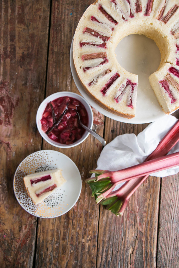 Vanilla Rhubarb Bundt Cake | My Kitchen Love