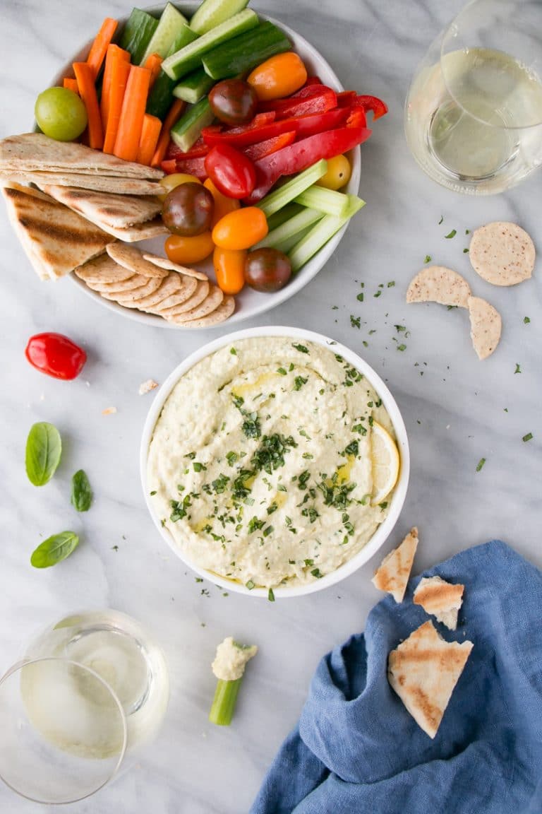 The BEST Hummus Recipe with Lemon Basil My Kitchen Love
