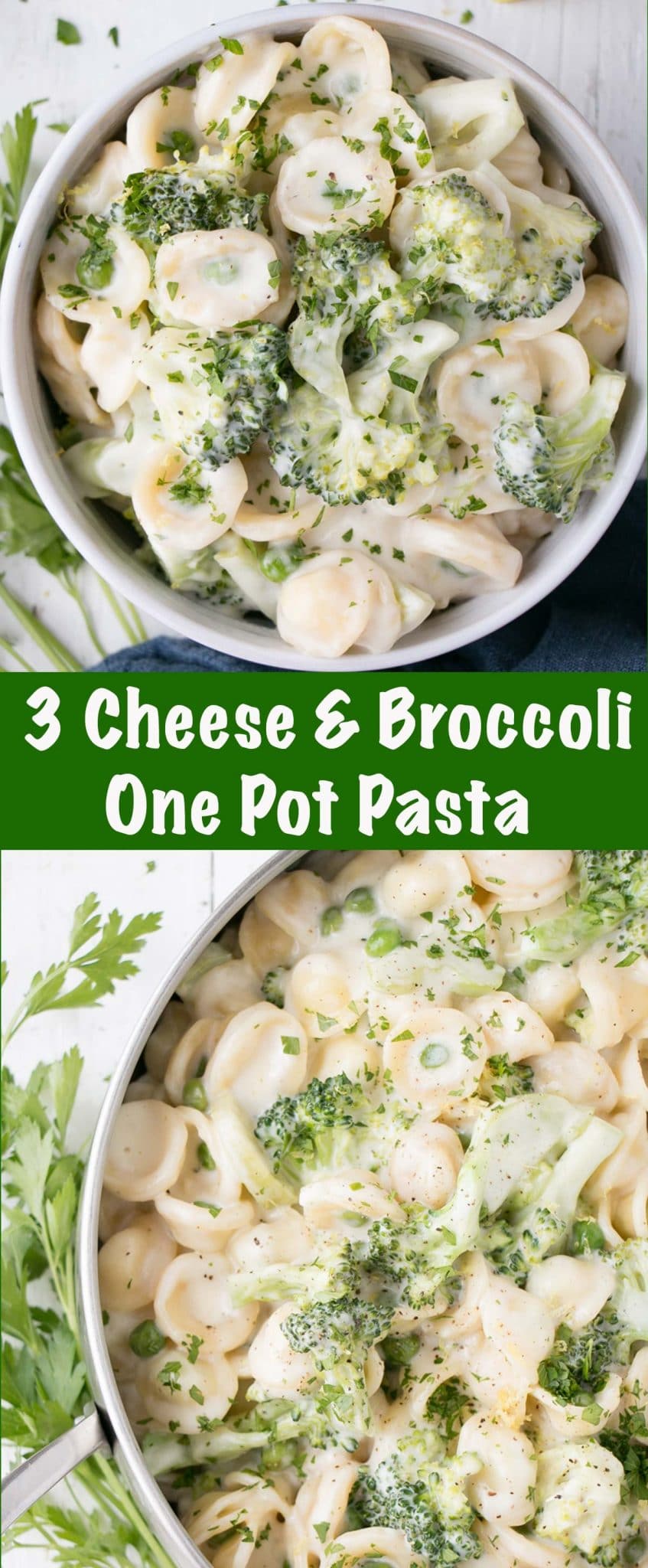 3 Cheese and Broccoli Pasta Long Pin