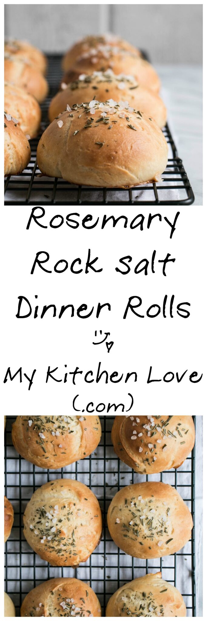 Get Dinner Rolling Rosemary Rock Salt Dinner Rolls My Kitchen Love