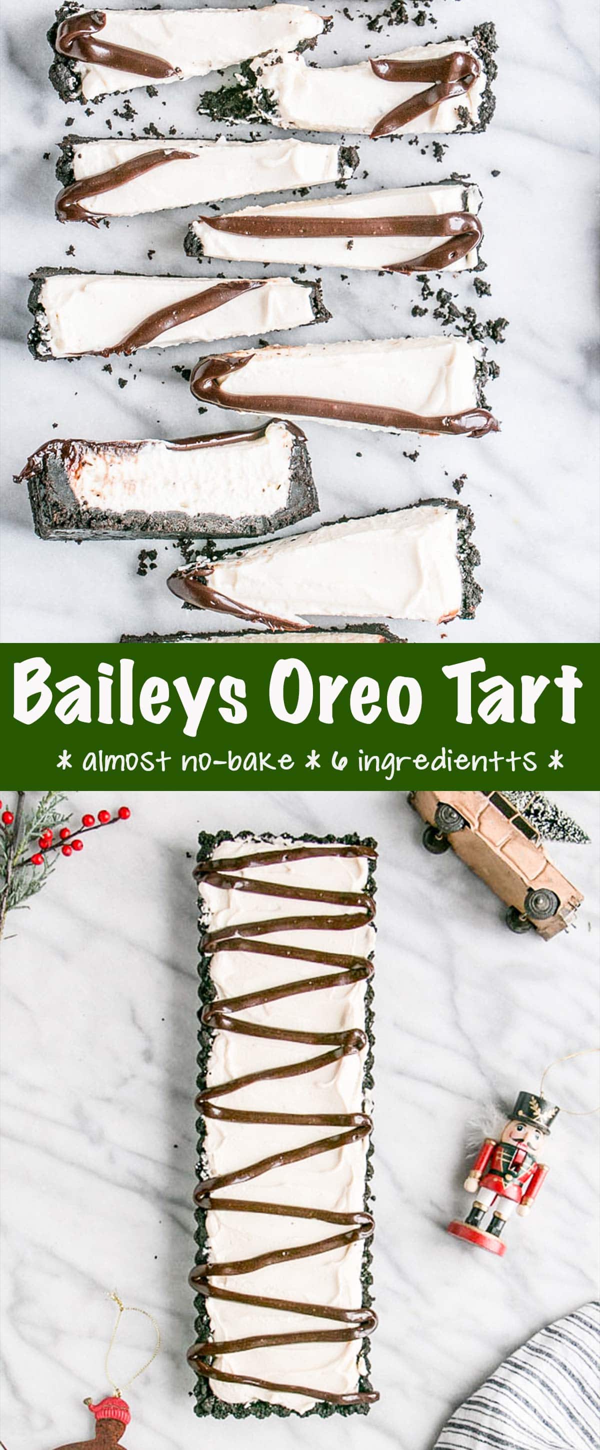 Baileys and Oreo Tart Long Pin