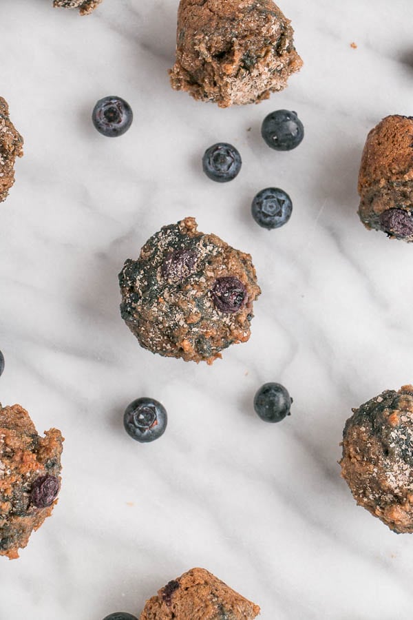 Mini Blueberry Buckwheat Muffins | My Kitchen Love