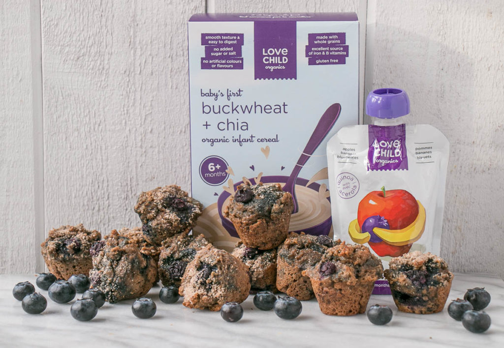 Mini Blueberry Buckwheat Muffins | My Kitchen Love