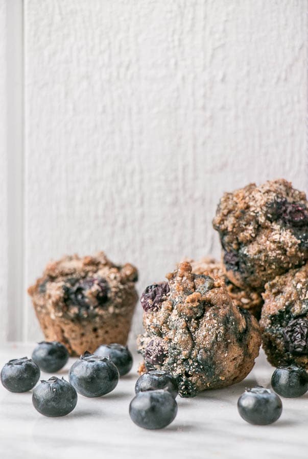 Mini Blueberry Buckwheat Muffins | My Kitchen Love