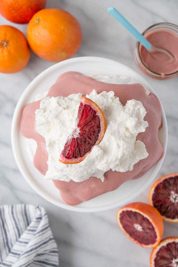 Blood Orange Pavolva with White Chocolate Whip for 2 | My Kitchen Love