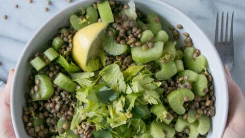 Celery Lentil Salad Celery Lentil Salad