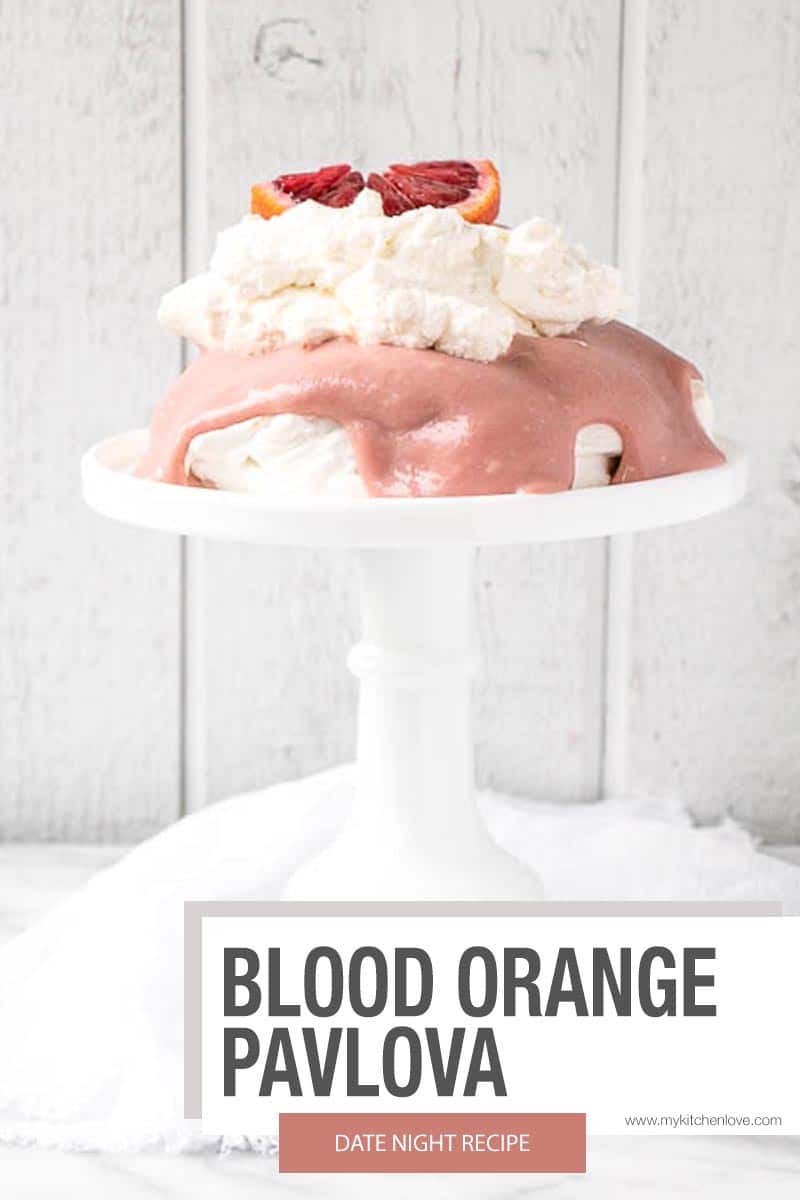 Blood Orange Pavlova for Two Short Pin