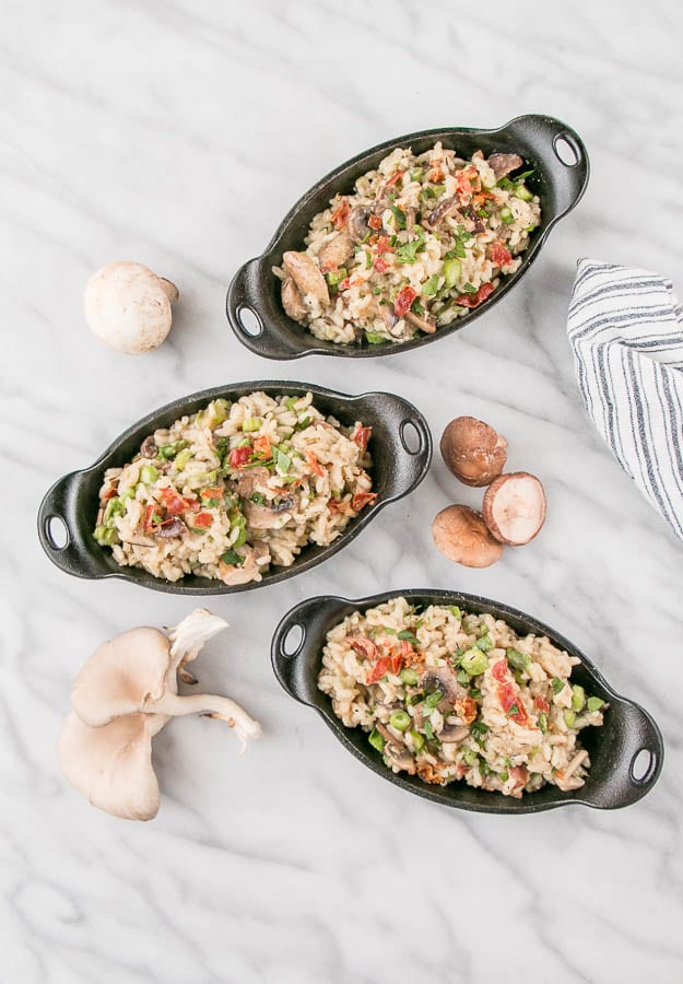 Mushroom and Asparagus Risotto | My Kitchen Love