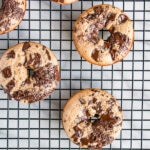 These Dark Chocolate Banana Buckwheat Donuts are a healthy baked donut recipe.