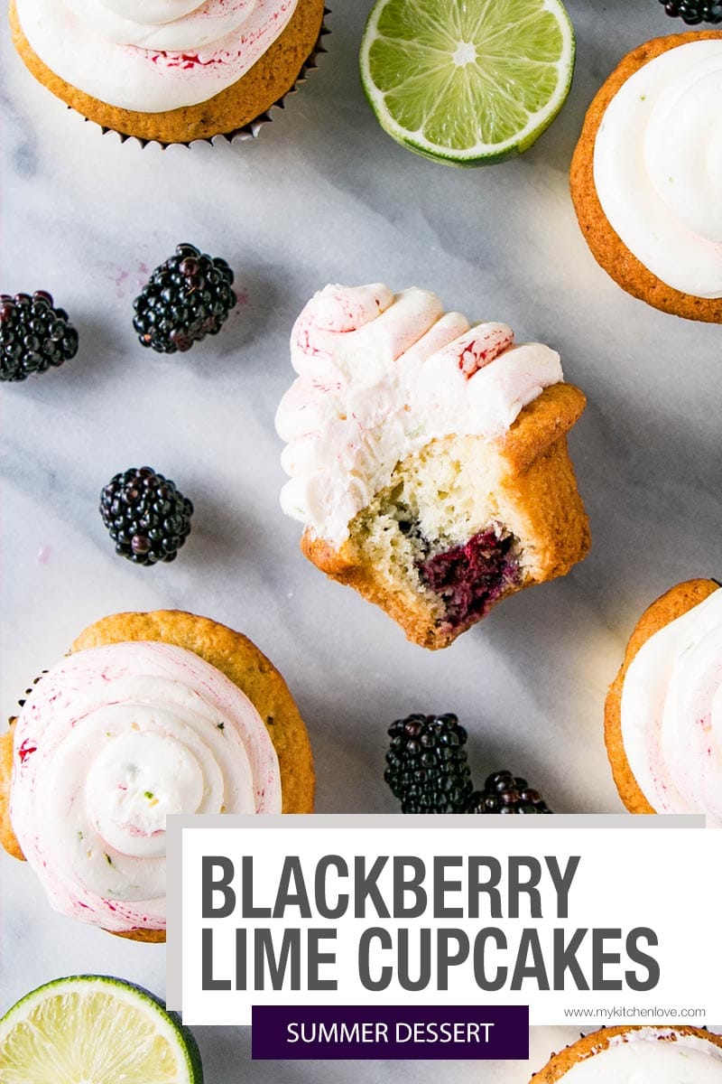 Blackberry Lime Cupcakes Short Pin