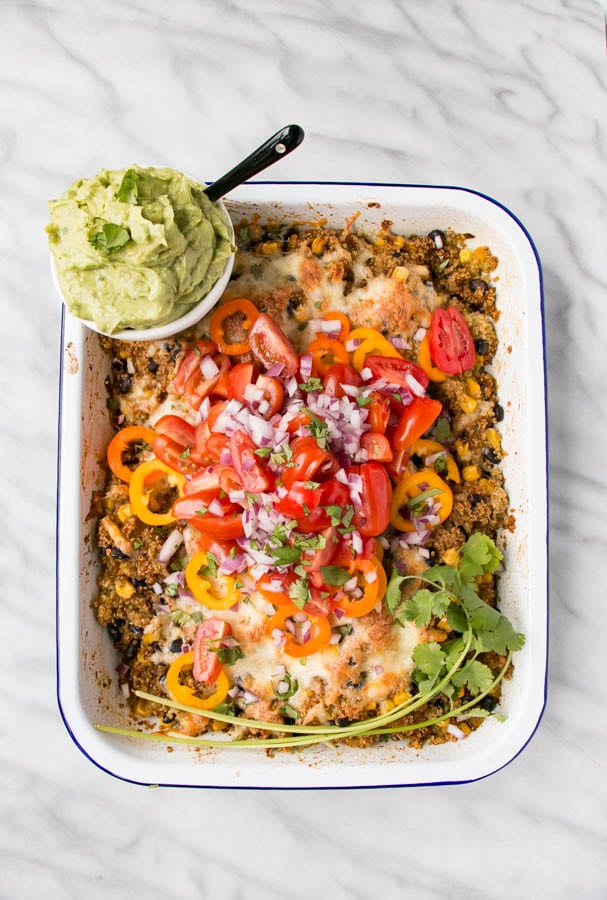 Enchilada Quinoa Casserole | My Kitchen Love