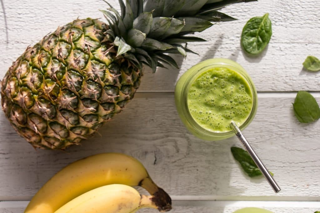 4Ingredient Green Smoothie KidFriendly Spinach My Kitchen Love