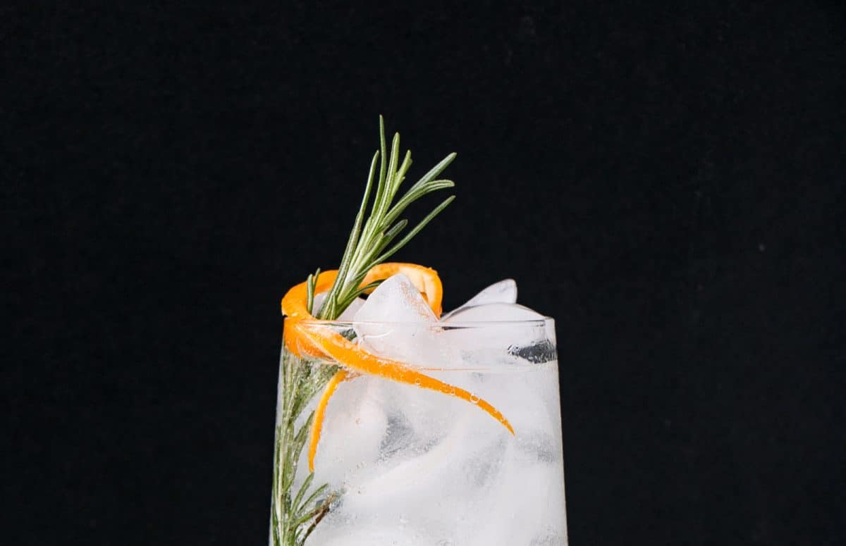 Meyer Lemon and Rosemary Tom Collins is a refreshing seasonal recipe that has a hint of rosemary and the bright taste of Meyer Lemon.