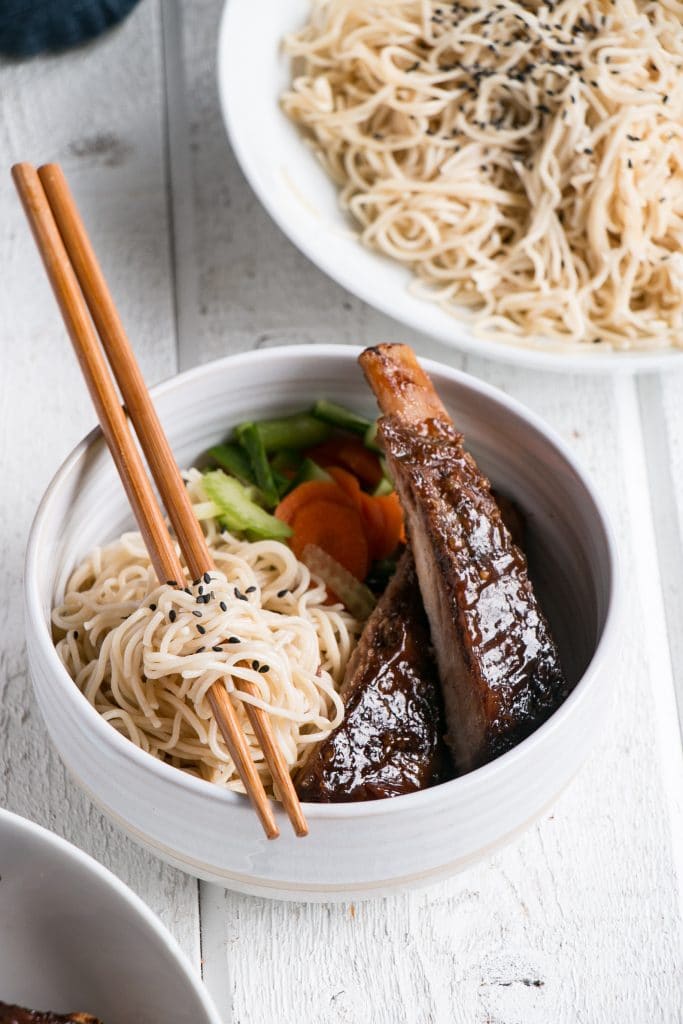 Sticky Asian Ribs (in Instant Pot or Slow Cooker) - My Kitchen Love