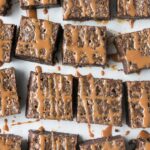 Perfectly chewy and fudgy Ducle de Leche Brownies. #brownies #caramel #dessert #chocolate