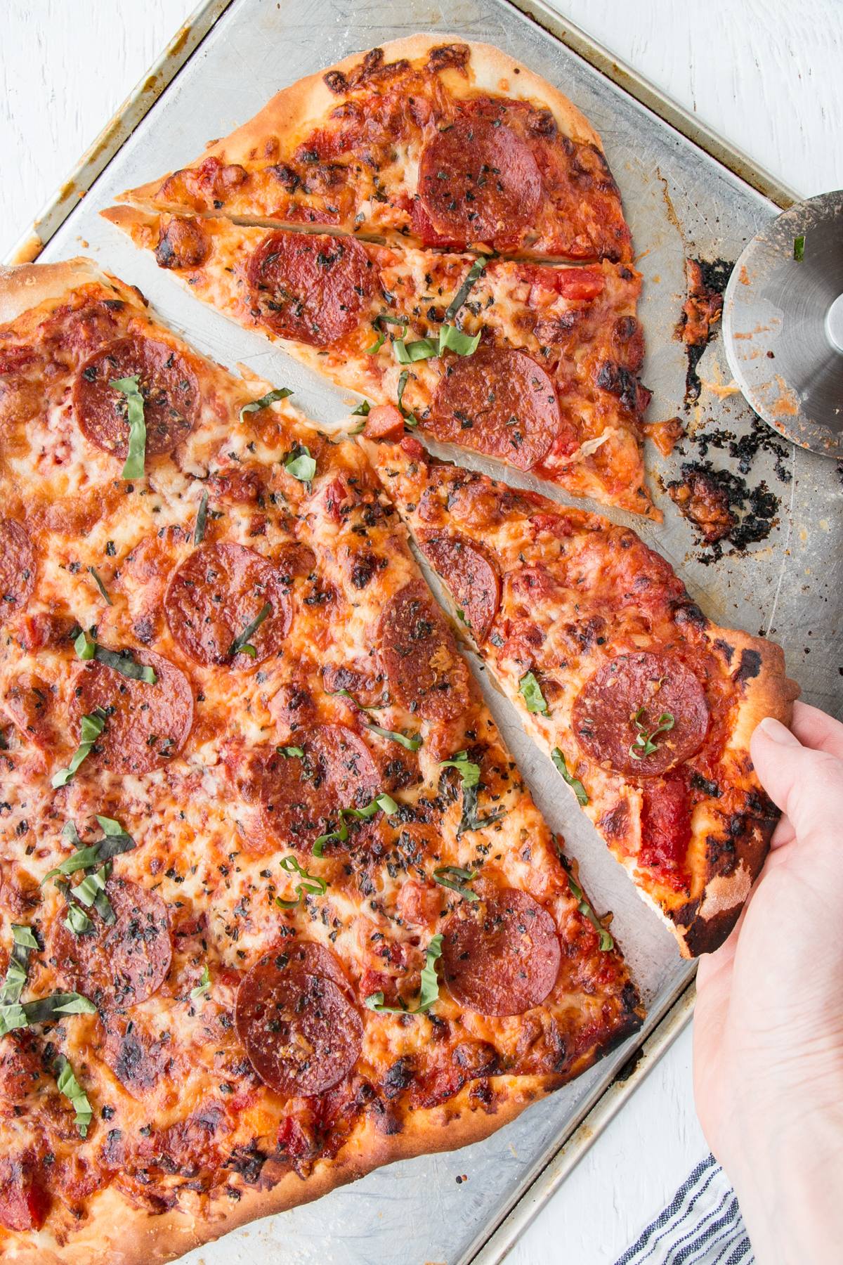 Homemade Pepperoni Pizza Recipe