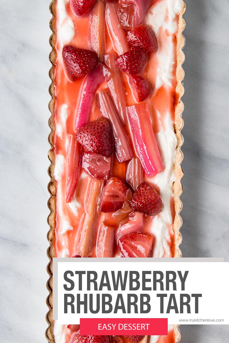 Strawberry Rhubarb Short Pin