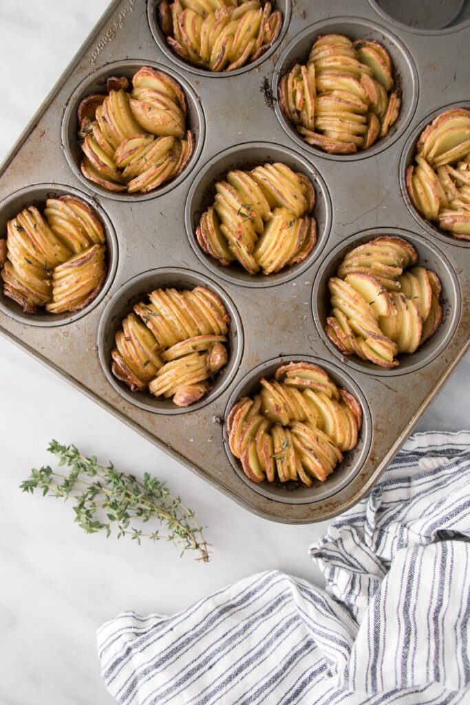 5Ingredient Muffin Tin Crispy Roast Potatoes My Kitchen Love