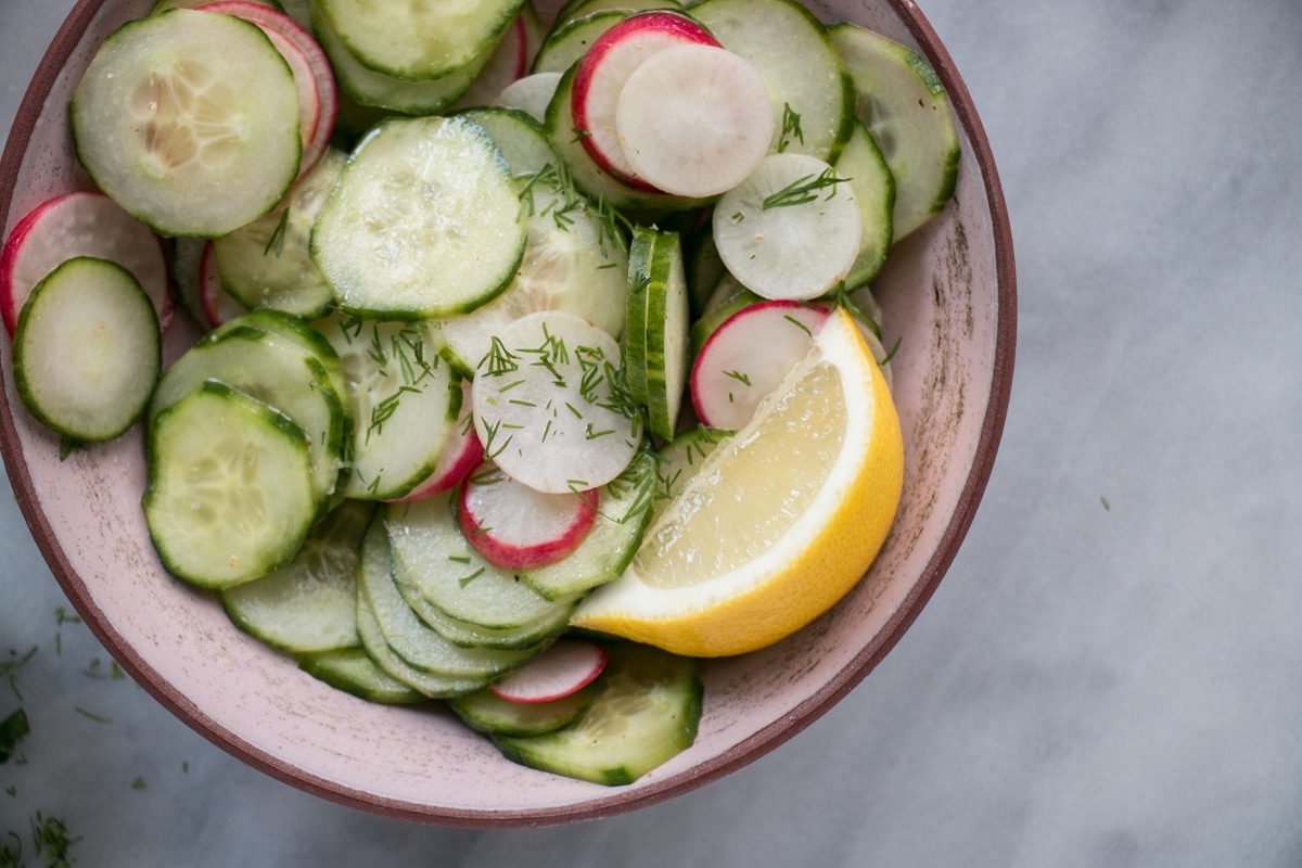 Spring Cucumber and Radish Salad