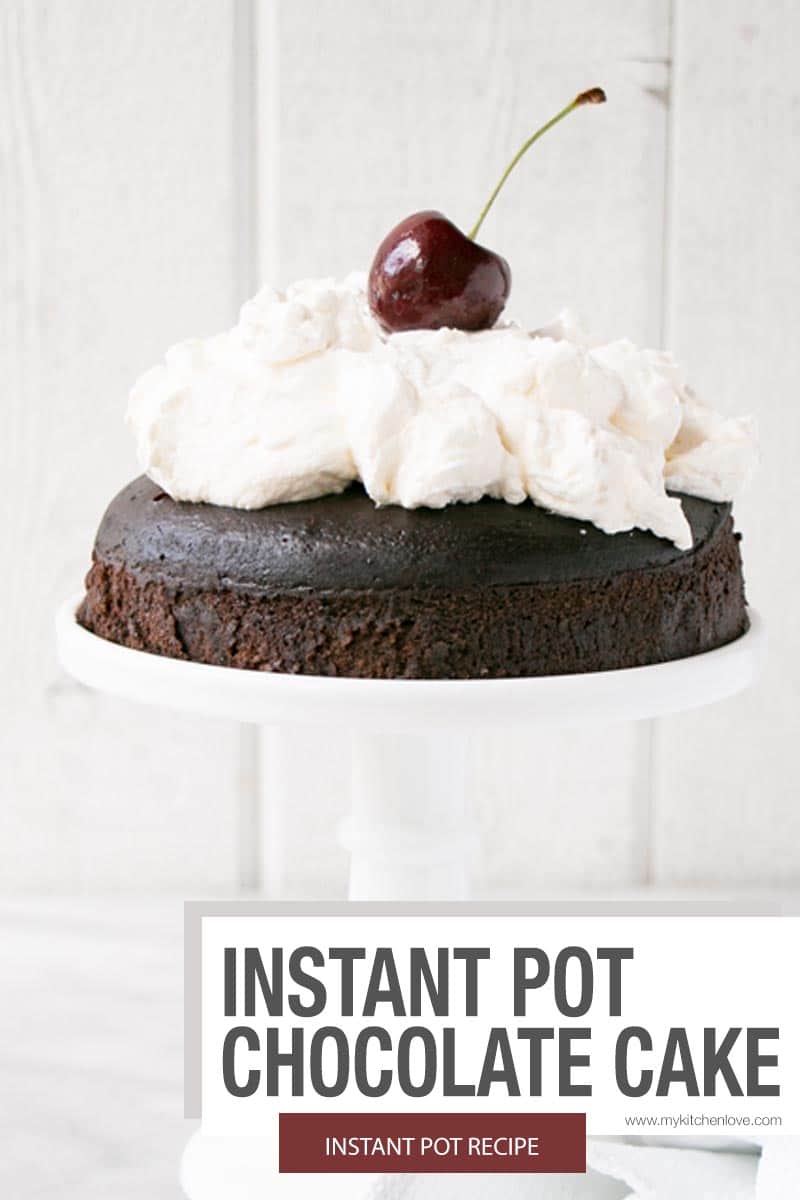 Instant Pot Chocolate Cake Short Pin