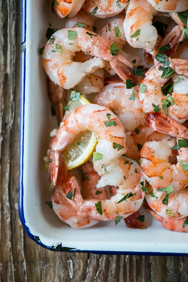 Broiled Shrimp with Garlic