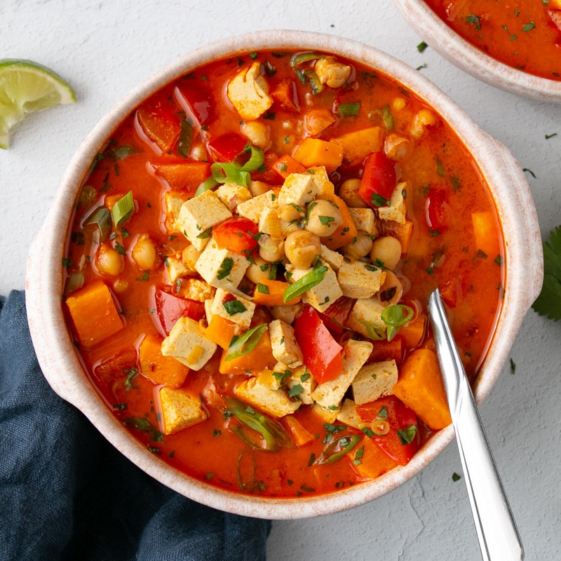 Chickpea and Tofu Curry Stew My Kitchen Love